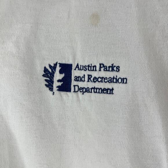 Vintage Austin Parks And Rec Dept Polo Mens Size L - Picture 2 of 8